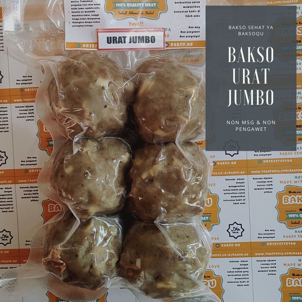 

Bakso Urat Jumbo BaksoQU NON MSG & NON PENGAWET