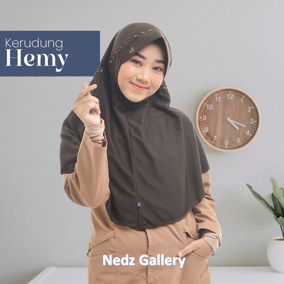 Rabbani Hemy Kerudung Sekolah KAS Hijab Instant Warna Basic Jilbab Rabani Ori [1]