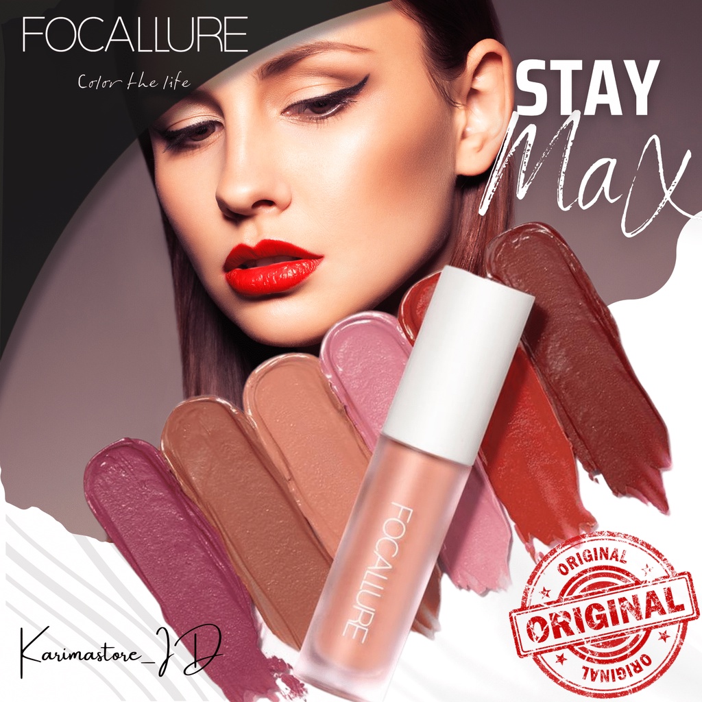 Original Focallure Staymax Matte Lip Ink Lip Gloss Tahan Air FA134