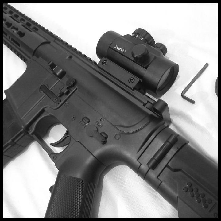 Scope Holosight Airsoft Bushnell 1X40 Red Dot Sight Metal Tactical Rd
