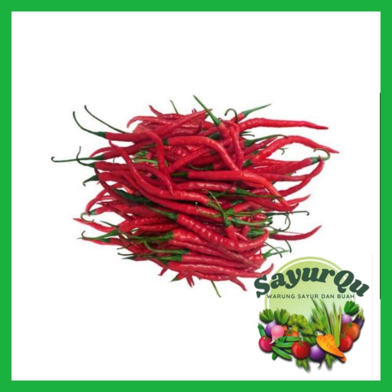 Cabe Cabai Keriting Merah - Sayur Segar Bekasi