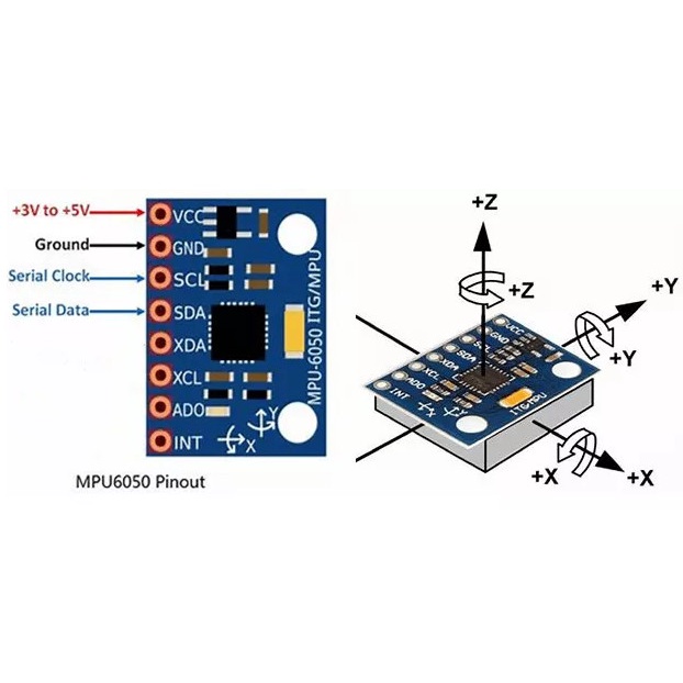 Sensor Gyro Accelerometer MPU6050 3 AXIS Gyroscope GY-521 UNO