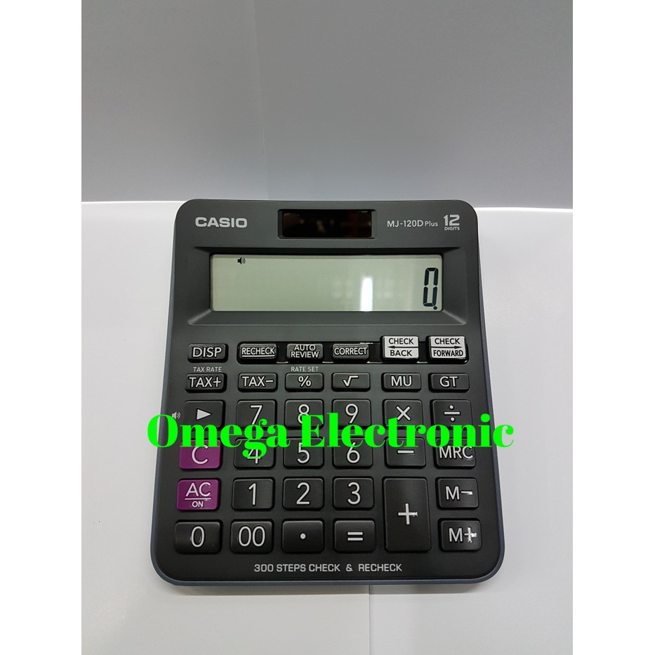 

Kalkulator Meja - Kalkulator Ilmiah - Kalkulator Citizen Casio Desktop Mj-120D Plus - Kalkulator