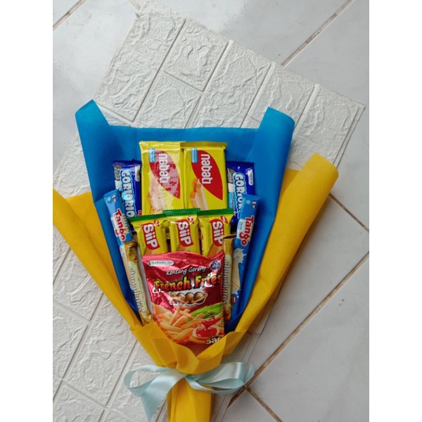 

Buket Snack wisuda ulang tahun murah berkualitas