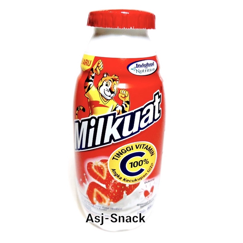 Milkuat Rasa Stroberri Botol 65ml