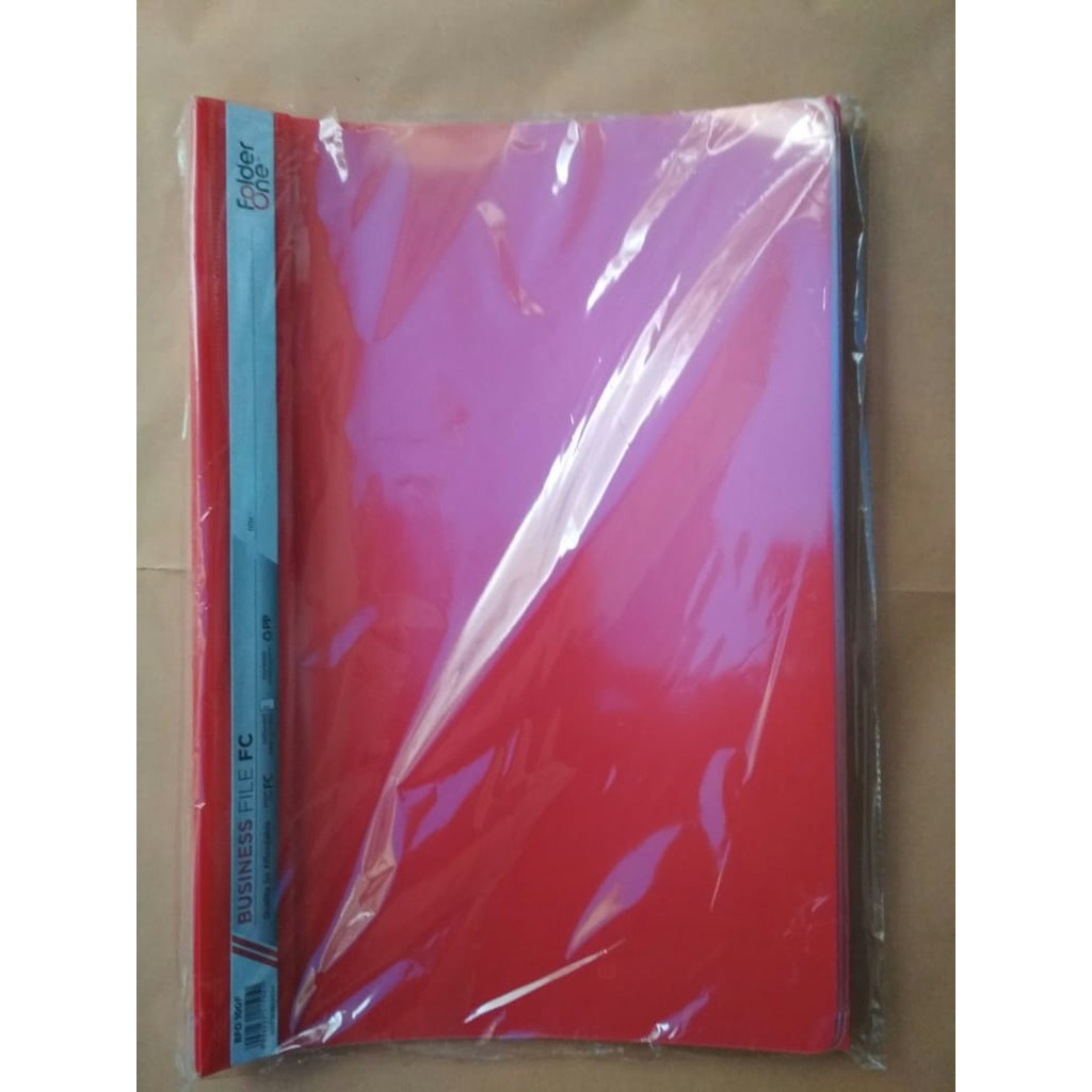 

BUSINESS FILE - MAP PLASTIK FOLIO FOLDER ONE MERAH