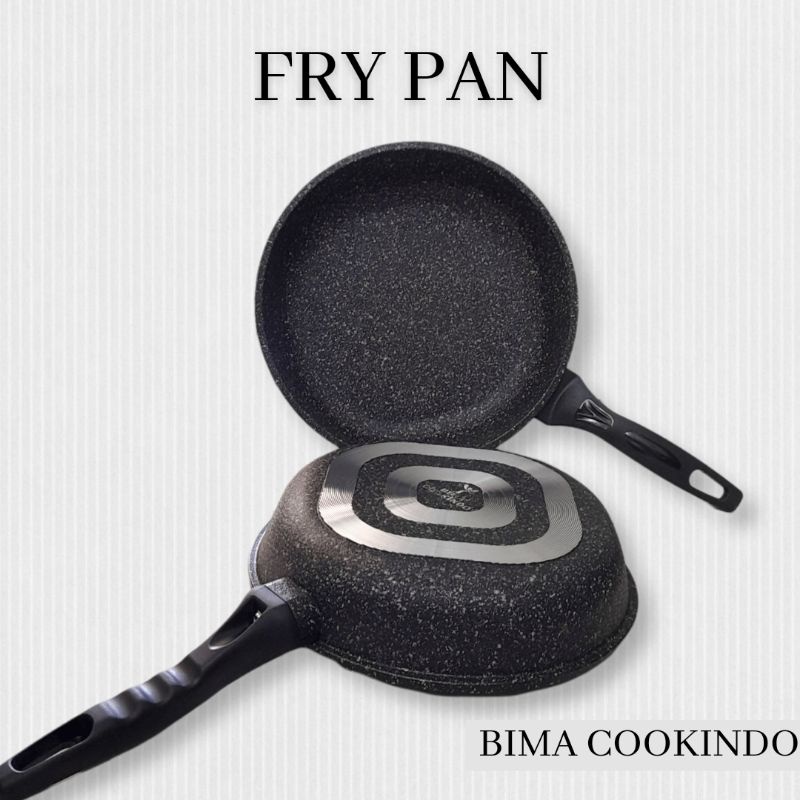 Bima Cookindo Fry Pan Anti Lengket 5 Layer Granite Coating
