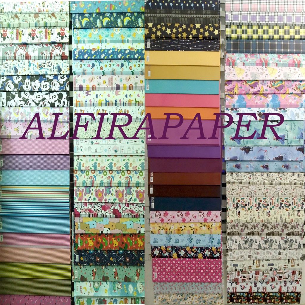 

Kertas kado Sansan wawa Wraping Paper ( min 10 lembar bisa pilih mix motif )