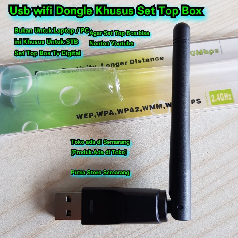 Usb wifi STB dongle wifi usb set top box Untuk Youtube an bisa