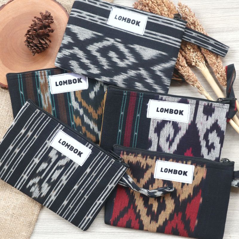 Dompet Pouch Etnik Tenun Lombok