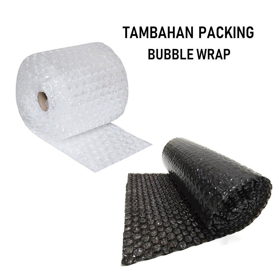 [HANYA Untuk Produk DENKA] Double EXTRA Bubble Wrap Hitam