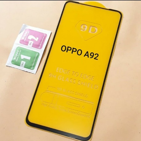 Oppo A52 A92 A54 A55 Tempered Glass Full Anti Gores Full Kaca