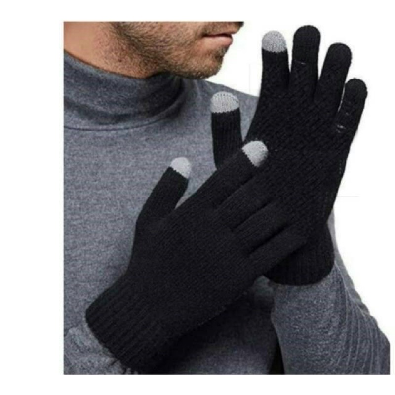 SARUNG TANGAN I GLOVE CAPACITIVE SMARTPHONE / I GLOVE FOR SMARTPHONE - BLACK