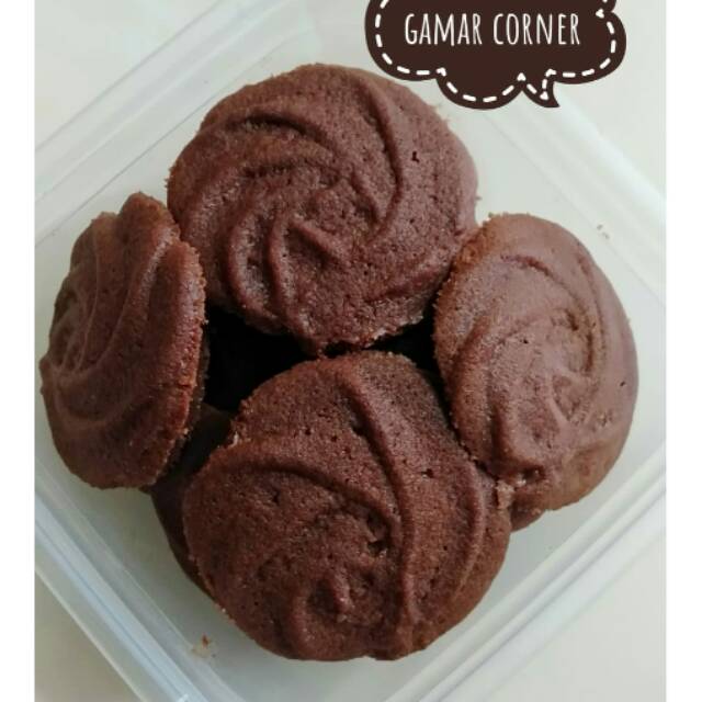 

Homemade kue kering choco butter cookies