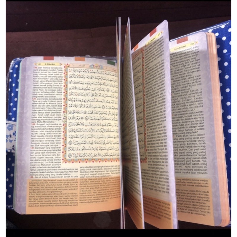 Al Qur’an terjemah &amp; tafsir wanita halimah ukuran 9,7X13 cm