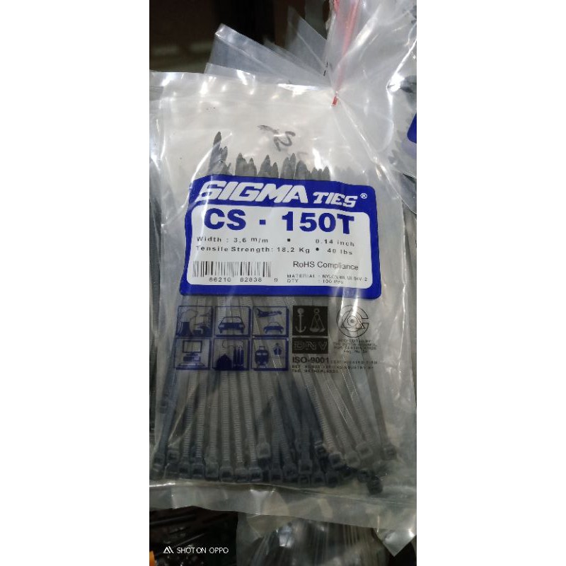 kabel ties sigma ties 15 cm