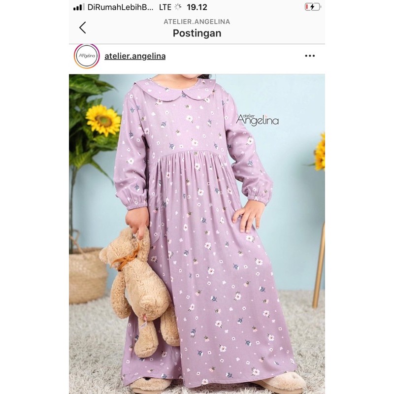 Little Sarah Dress - Pansy Atelier Angelina
