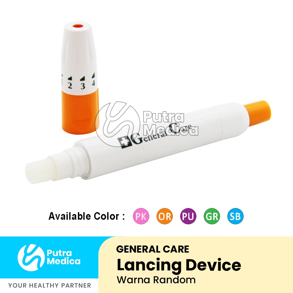 General Care Lancing Device [Warna Random] / Pen Bekam / Pena Blood Lancet / Alat Pengambil Sample Darah