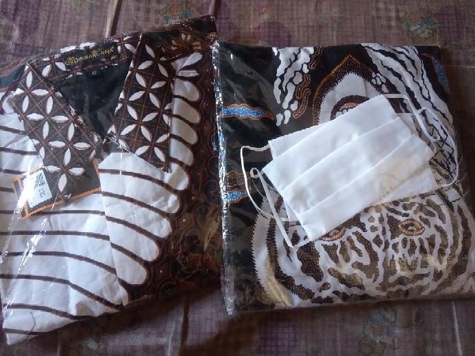 Benang Raja Kemeja Batik Pria Lengan Panjang Ukuran Jumbo 2xl 3xl 4xl 5xl