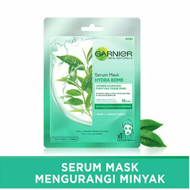 Garnier Serum Mask Hydra Daun 28g