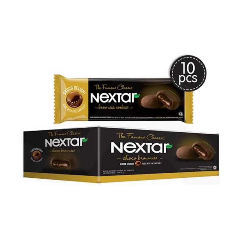 

Nabati nextar brownies cokelat cemilan enak dan murah (10pcs x 34gr)