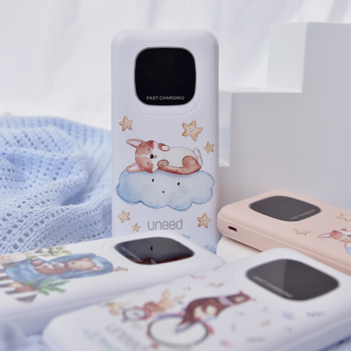 Adorama Powerbank 10000mAh Forget Me Not x Uneed Indonesia Limited Edition