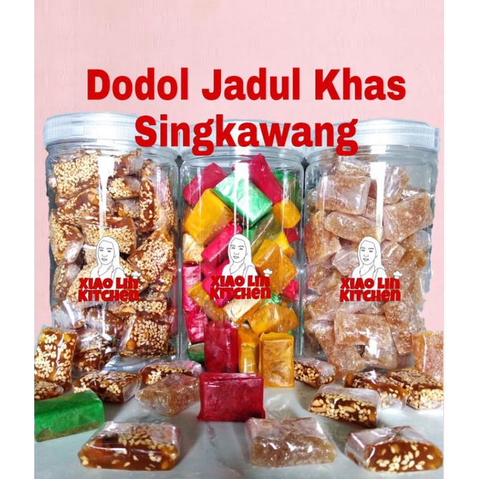

Dodol Jadul Spesial Khas Singkawang (Dodol Wijen, Dodol Kelapa, Dodol Jahe) Toples 500 gr