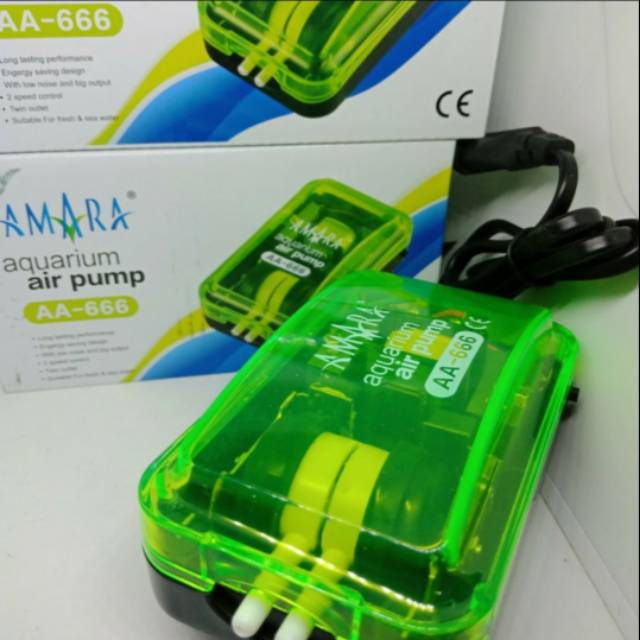 Amara 2 lubang AA-666 airpump / aerator