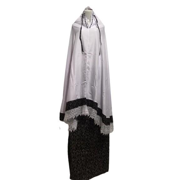 mukena santri/mukena dewasa katun polos mix katun jepang ori