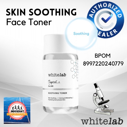 WHITELAB Soothing Face Toner - Toner Perawatan Pelembab Pembersih Penghalus Kulit Wajah