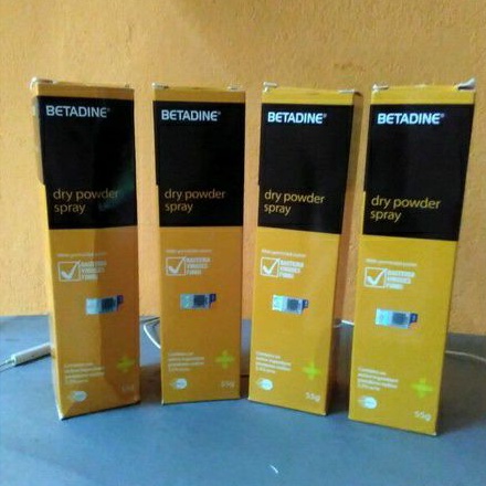 betadine dry powder spray 55gr