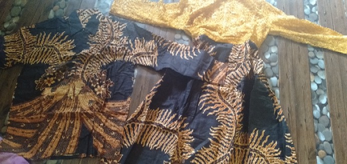 Batik Couple Gamis Brokat Syahrini Barack - Asmaradhana