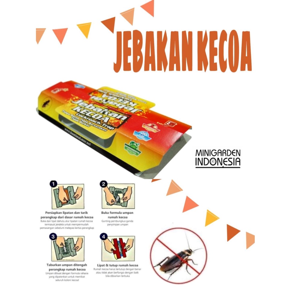 JEBAKAN KECOA PEST CONTROL PEMBASMI HAMA UMPAN OBAT KECOAK JEKO