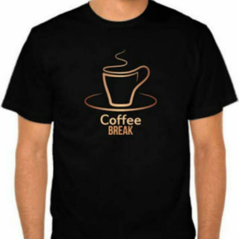 Kaos Kopi Hitam Barista Tukang Ngopi Pria Wanita Big Size xxxl xxxxl xxxxxl xxxxxxl