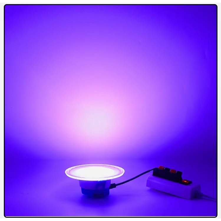 LAMPU DOWNLIGHT LED 3 WARNA 6WATT/ KUNING BIRU UNGU / PUTIH KUNING WARMWHITE /PANEL LED/LAMPU PLAFON