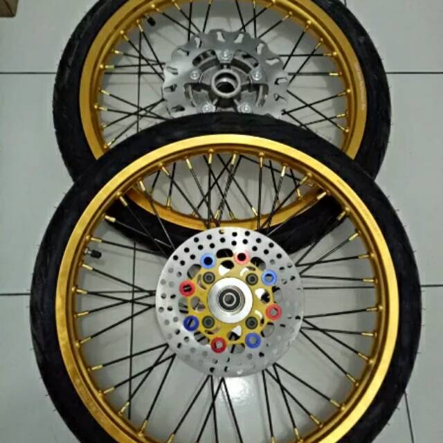 sepaket velg vixion new velg tdr 140-17 paket komplit