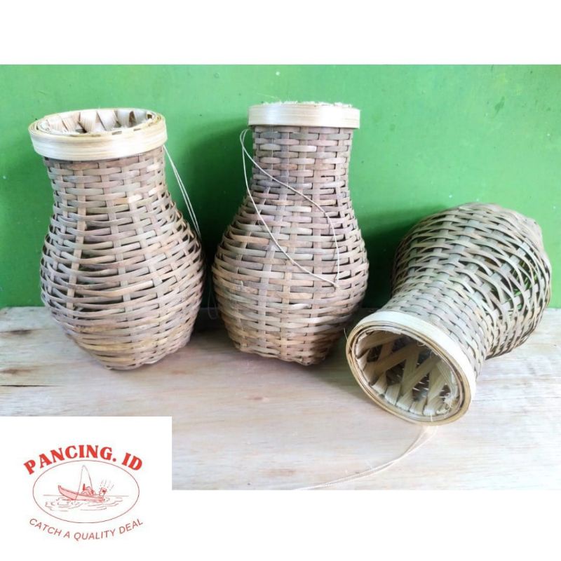 Kepis bambu wadah ikan kecil murah