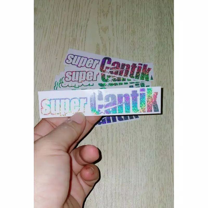 

STICKER SUPER CANTIK CUTTING