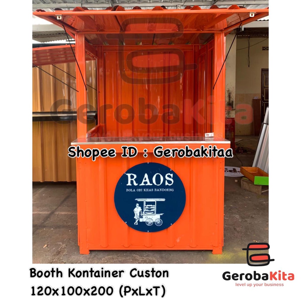 booth container/ booth kontainer / booth container murah/ booth kontainer murah/ booth gerobakita