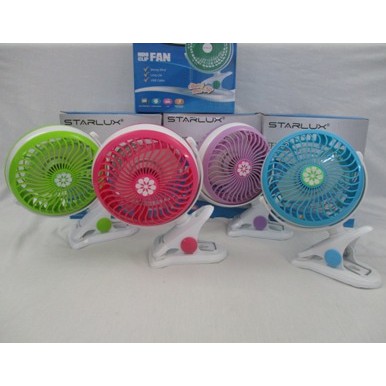 ST-5019C Mini Clip Fan Rechargeable Starlux jepitt***