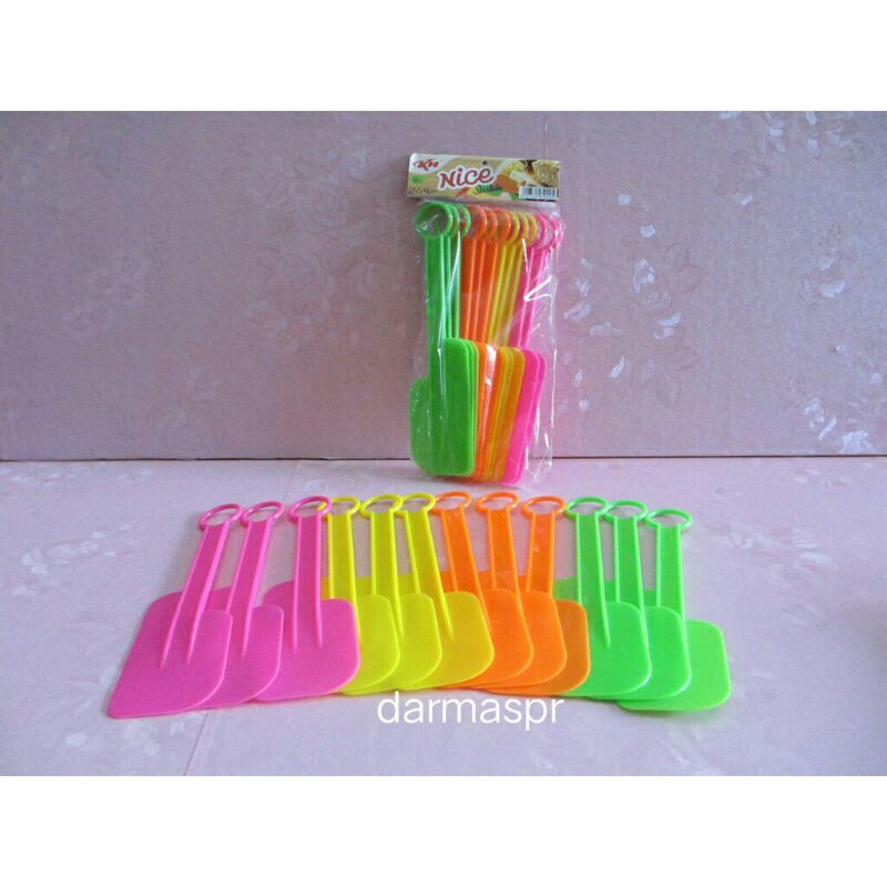 12pcs spatula sodet polesan kue