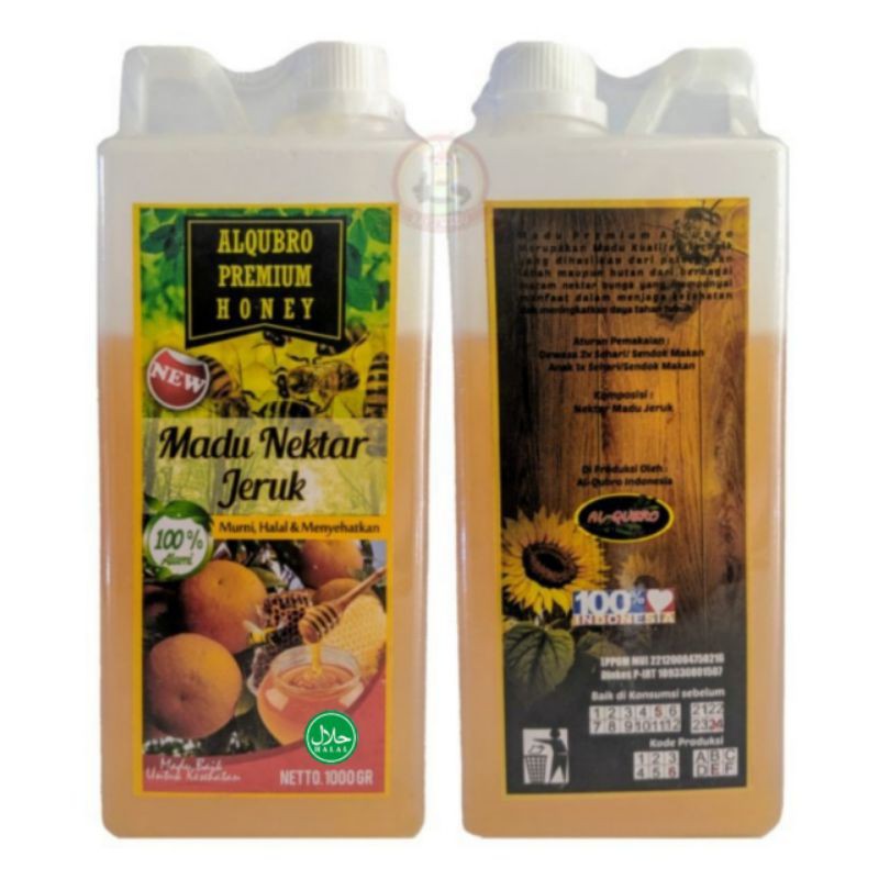 

Madu Nektar Jeruk Al Qubro Premium 1 Kg