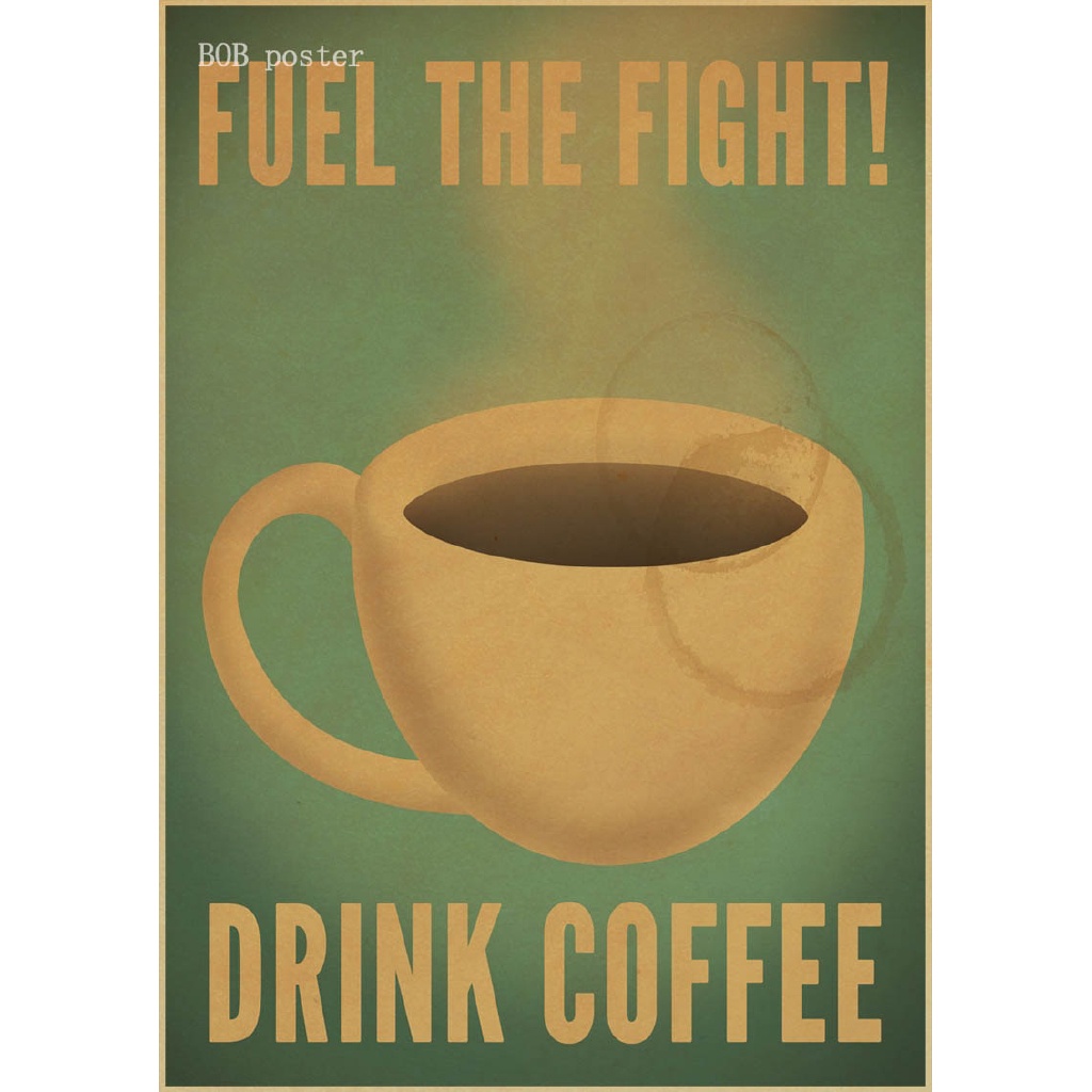 Poster Kertas Gambar Kopi Espresso Italia Untuk Dekorasi Dapur Kafe