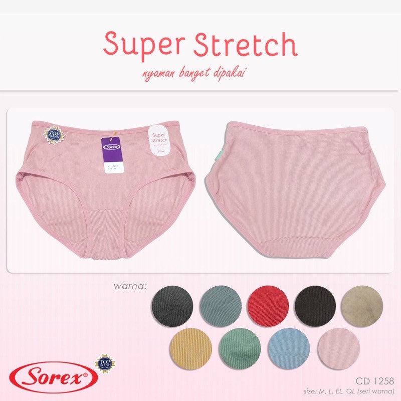 gos  Sorex 15232 Sorex 1258 Celana Dalam SOFT &amp; COMFORT.