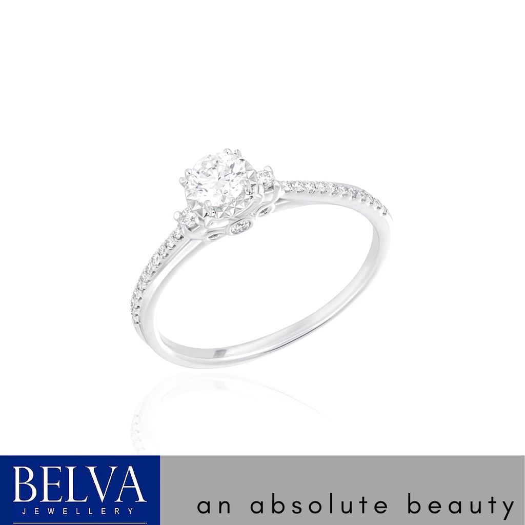 Cincin Berlian Solitaire GIA SERTIFIKAT 0.24 CT E IF