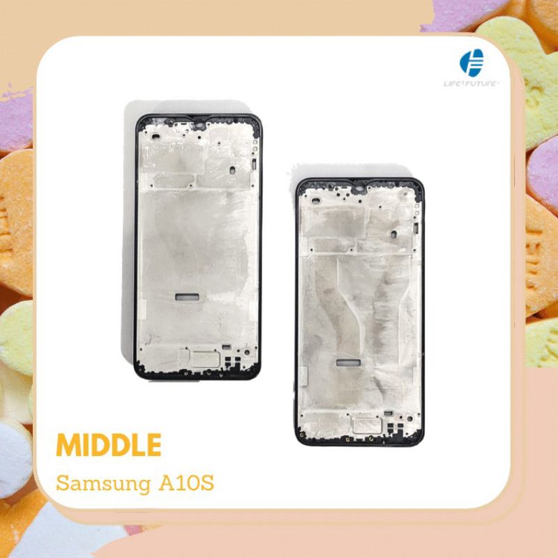 FRAME+BACKDOOR KESING CASING HOUSING FULLSET SAMSUNG GALAXY A10S A107 ORIGINAL