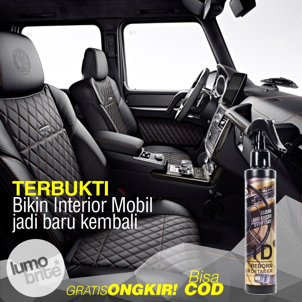 LUMOBRITE 1D REBORN Interior Detailer with UV Protection 200ml Pengkilap Interior Mobil MURAH