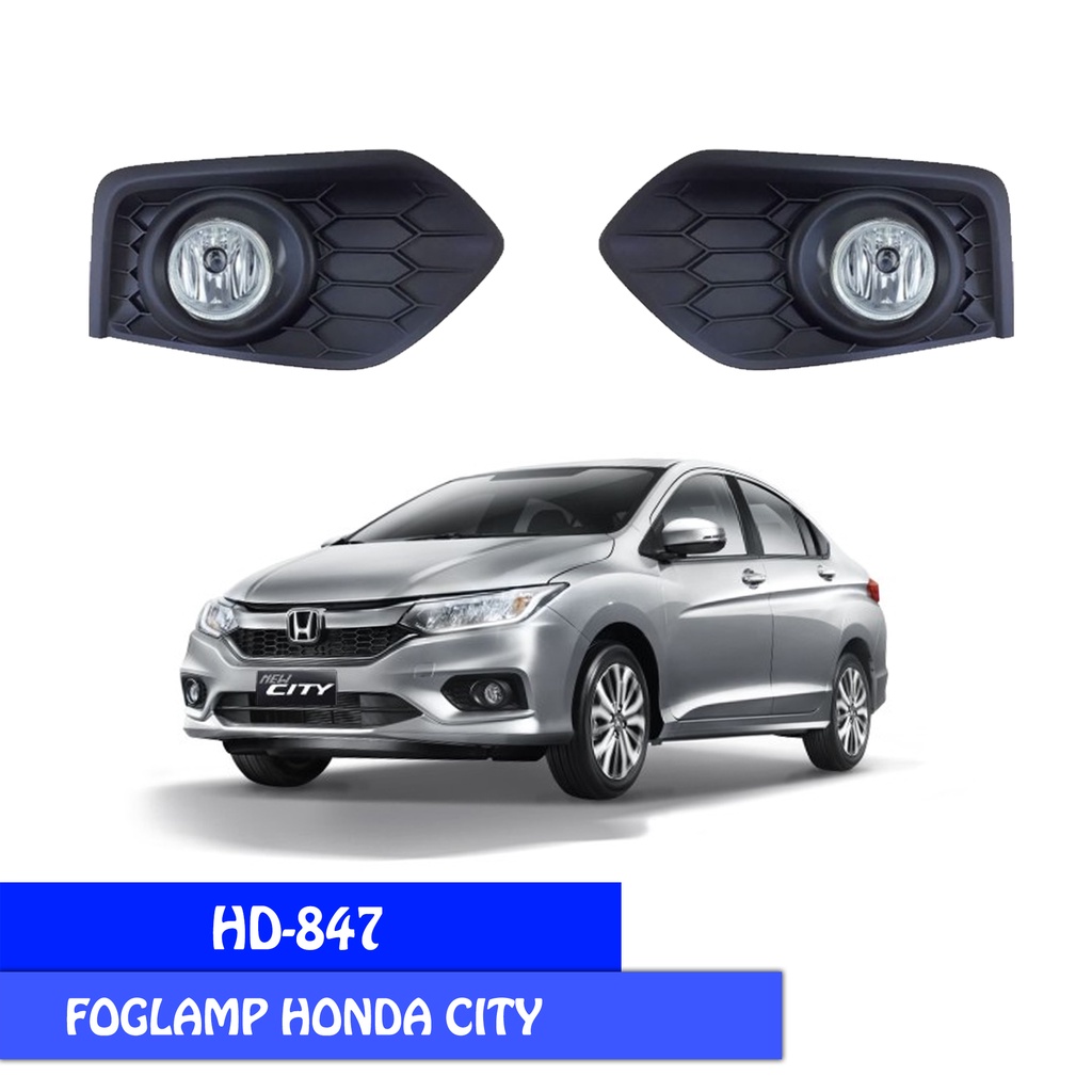 FOGLAMP / LAMPU KABUT DLAA HD847 HONDA CITY 2017