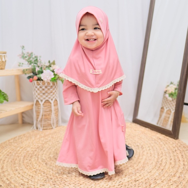 HONEYBLOSSOM gamis bayi lucu polos cantik / gamis bayi perempuan 6 12 bulan