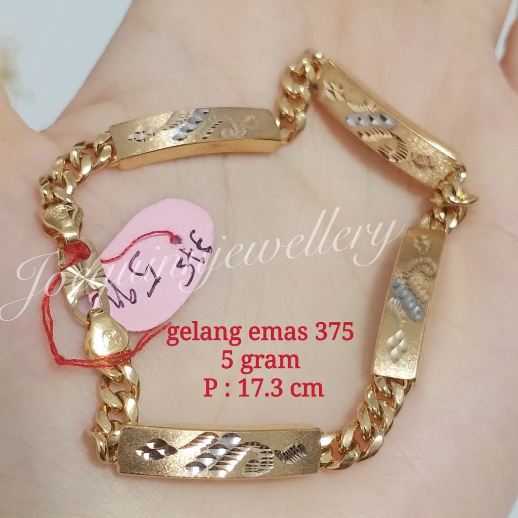 gelang emas 375